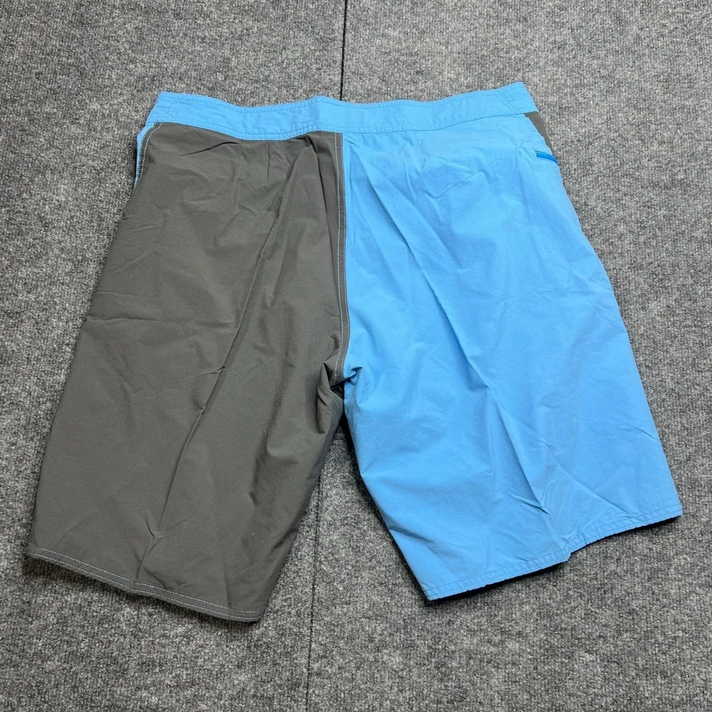 Patagonia Men's 36 Stretch Wavefarer Board Shorts‎ Swim Trunks Skipper Blue 21